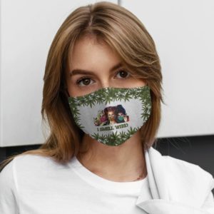 I Smell Weed Hocus Pocus Witch Face Mask2