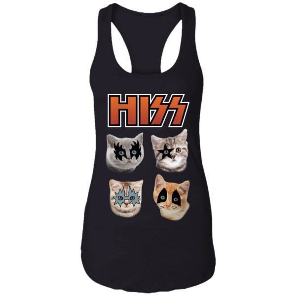 Hiss Kiss Cats Kittens Rock Shirt