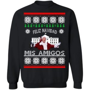 Donald Trump Feliz Navidad Mis Amigos Christmas Shirt