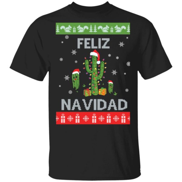 Feliz Navidad Cactus Christmas Shirt