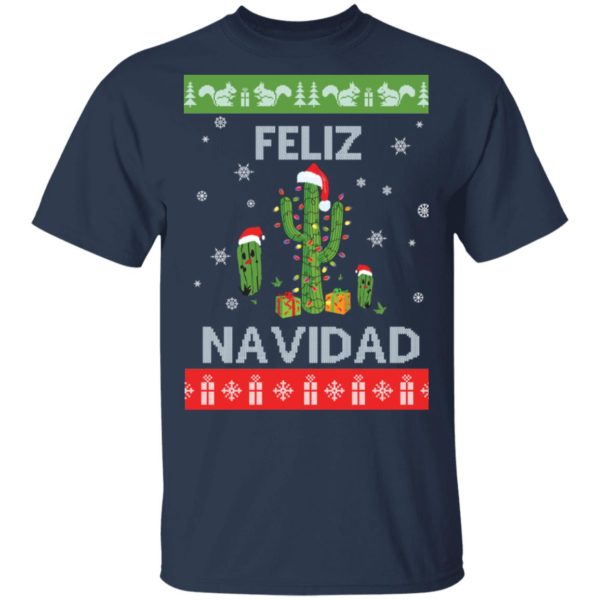 Feliz Navidad Cactus Christmas Shirt