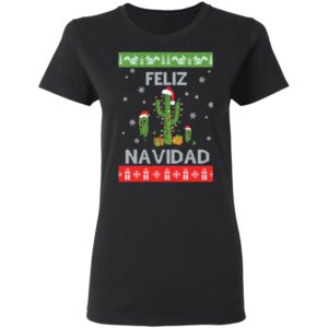 Feliz Navidad Cactus Christmas Shirt