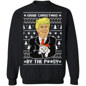Grab Christmas By The Pussycat Funny Donald Trump Shirt image Grab Christmas By The Pussycat Funny Donald Trump Shirt