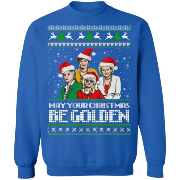 Golden Girls May Your Christmas Be Golden Christmas Shirt