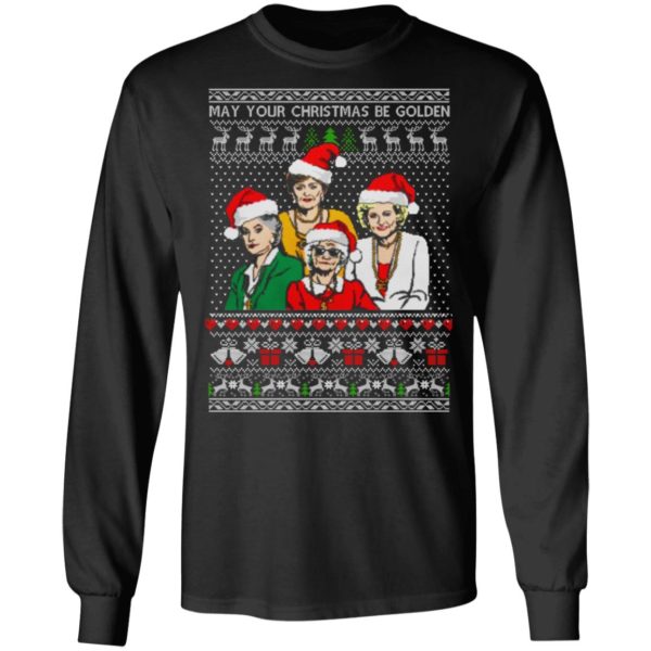 Golden Girls May Your Christmas Be Golden Christmas Shirt