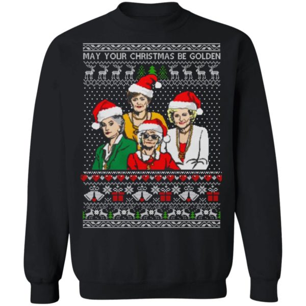 Golden Girls May Your Christmas Be Golden Christmas Shirt