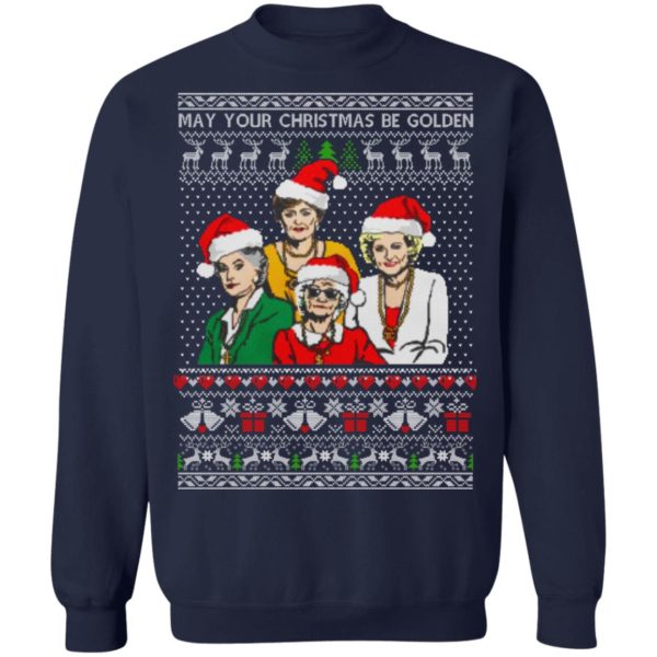 Golden Girls May Your Christmas Be Golden Christmas Shirt