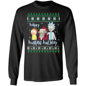 Happy Human Holiday Rick And Morty Christmas Shirt