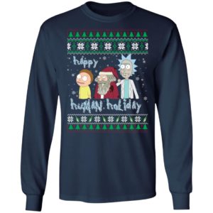 Happy Human Holiday Rick And Morty Christmas Shirt