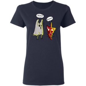 Boo Cute Cat Ghost Scares Another Cat Holloween Shirt