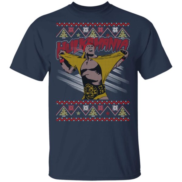 Hulkamania Hulk Hogan Pro Wrestling Christmas Shirt