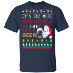 Its The Most Wonderful Time For A Beer Christmas Shirt