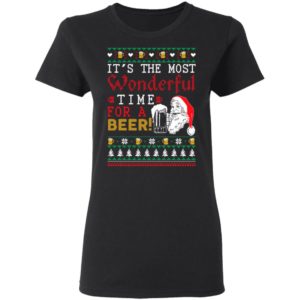 Its The Most Wonderful Time For A Beer Christmas Shirt