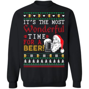 Its The Most Wonderful Time For A Beer Christmas Shirt
