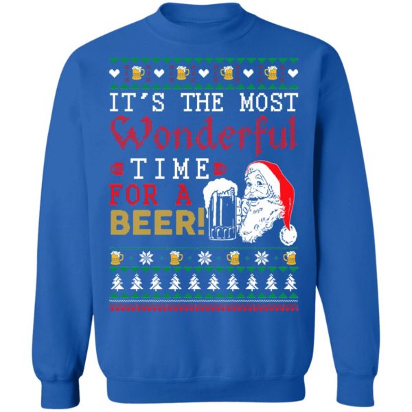 Its The Most Wonderful Time For A Beer Christmas Shirt