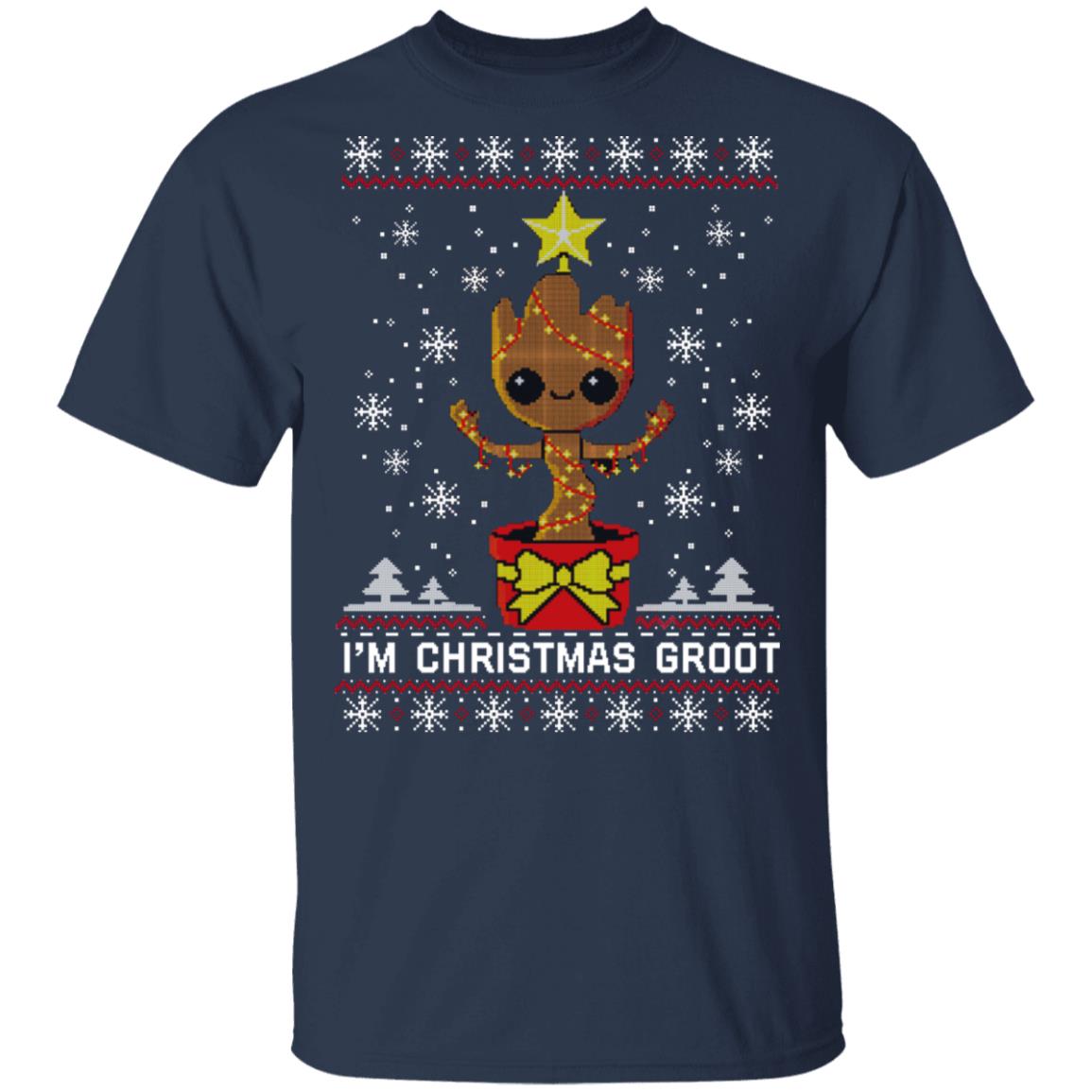 I’m Christmas Groot Christmas Shirt image I’m Christmas Groot Christmas Shirt