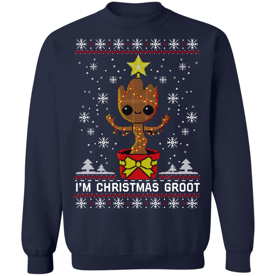I’m Christmas Groot Christmas Shirt image I’m Christmas Groot Christmas Shirt