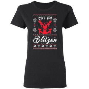 Let’s Get Blitzen Reindeer Beer Christmas Shirt