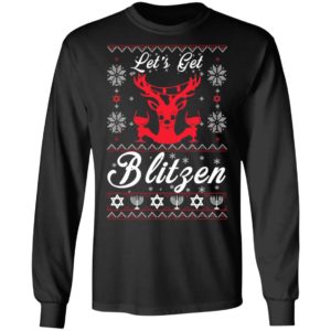Let’s Get Blitzen Reindeer Beer Christmas Shirt