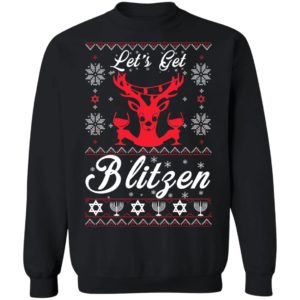 Let’s Get Blitzen Reindeer Beer Christmas Shirt