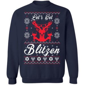 Let’s Get Blitzen Reindeer Beer Christmas Shirt