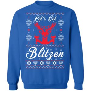 Let’s Get Blitzen Reindeer Beer Christmas Shirt