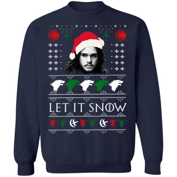 Let It Snow John Snow Game Of Thrones Christmas Shirt