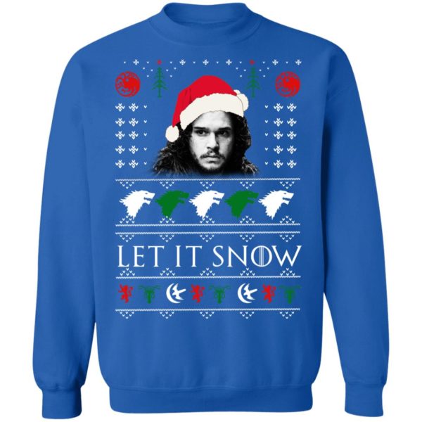 Let It Snow John Snow Game Of Thrones Christmas Shirt