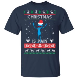 Mr Meeseeks Christmas Is Pain Rick and Morty Christmas Shirt