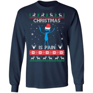 Mr Meeseeks Christmas Is Pain Rick and Morty Christmas Shirt