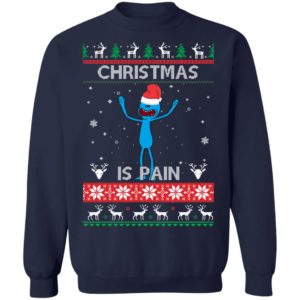 Mr Meeseeks Christmas Is Pain Rick and Morty Christmas Shirt