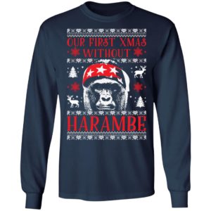 Our First Xmas Without Harambe Christmas Shirt