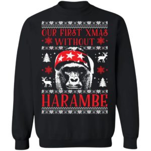 Our First Xmas Without Harambe Christmas Shirt