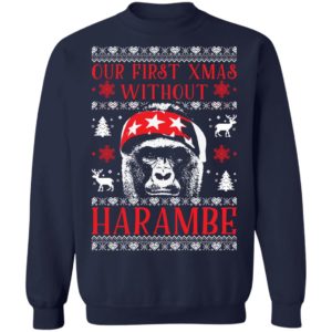 Our First Xmas Without Harambe Christmas Shirt