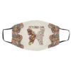 October Girl They Whispered To Her You Cannot Withstand The Storm Butterfly Birthday Mask