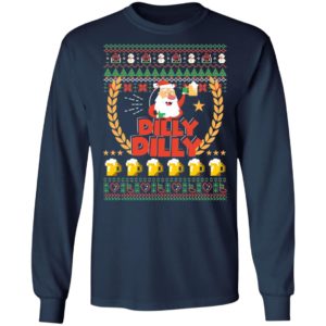 Santa Drink Dilly Dilly Beer Christmas Shirt