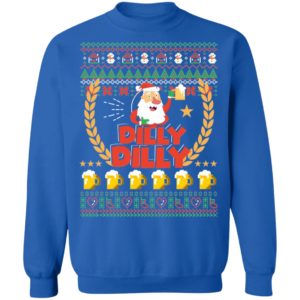 Santa Drink Dilly Dilly Beer Christmas Shirt