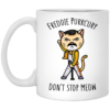 Don’t Stop Meow Freddie Purrcury Coffee Mug