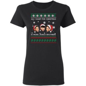 All I Want For Christmas Is More Jonas Brother Christmas Shirt image All I Want For Christmas Is More Jonas Brother Christmas Shirt