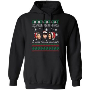 All I Want For Christmas Is More Jonas Brother Christmas Shirt image All I Want For Christmas Is More Jonas Brother Christmas Shirt