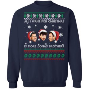 All I Want For Christmas Is More Jonas Brother Christmas Shirt image All I Want For Christmas Is More Jonas Brother Christmas Shirt