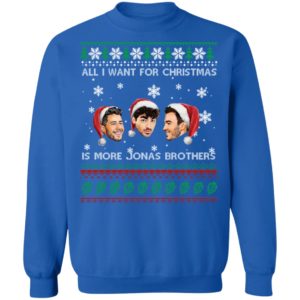All I Want For Christmas Is More Jonas Brother Christmas Shirt image All I Want For Christmas Is More Jonas Brother Christmas Shirt