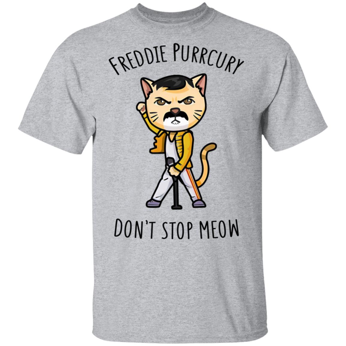 Don't Stop Meow Freddie Purrcury Shirt image Don't Stop Meow Freddie Purrcury Shirt