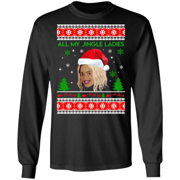 Beyonce All My Jingle Ladies Funny Hip Hop Christmas Shirt