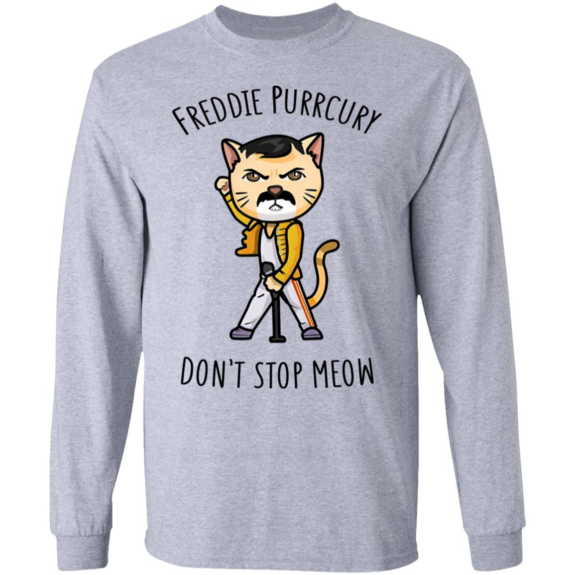 Don't Stop Meow Freddie Purrcury Shirt image Don't Stop Meow Freddie Purrcury Shirt