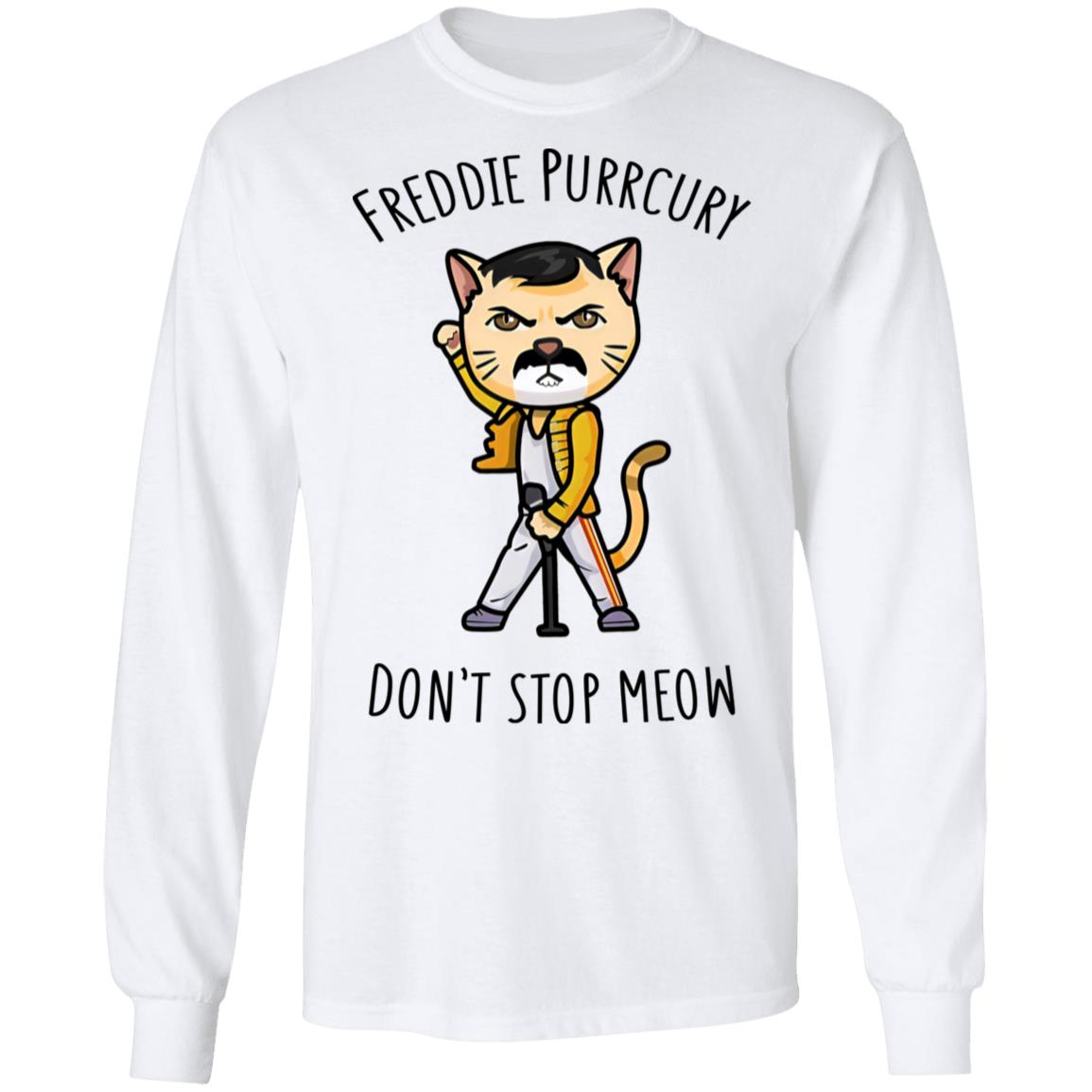 Don't Stop Meow Freddie Purrcury Shirt image Don't Stop Meow Freddie Purrcury Shirt