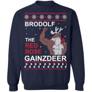 Brodolf The Red Nose Gainzdeer Christmas Shirt