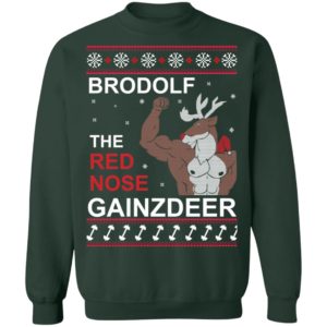 Brodolf The Red Nose Gainzdeer Christmas Shirt