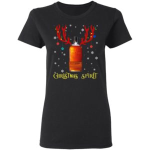 Christmas Spirit Reindeer Bulleit Bourbon Whisky Shirt