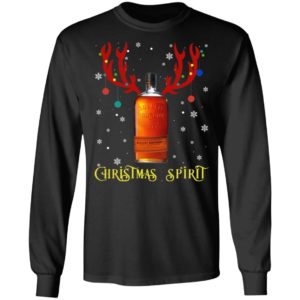 Christmas Spirit Reindeer Bulleit Bourbon Whisky Shirt